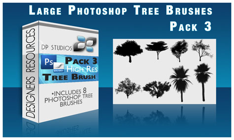 Tree Brushes Pack 3