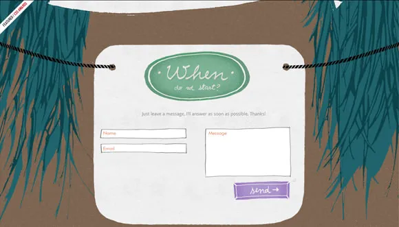 30 Trendy Contact Form Designs for your Inspiration