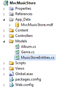 ASP.NET MVC Music Store教程（4)：模型和数据访问 - firechun - firechun的博客