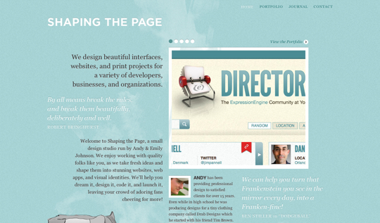 最新30个精美的网页设计作品欣赏