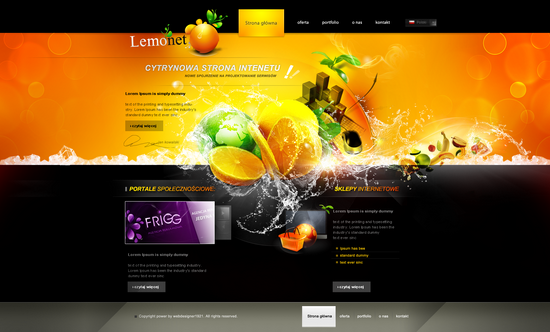 lemon-et attractive web page