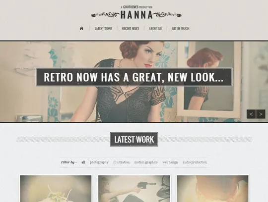 retro wordpress themes