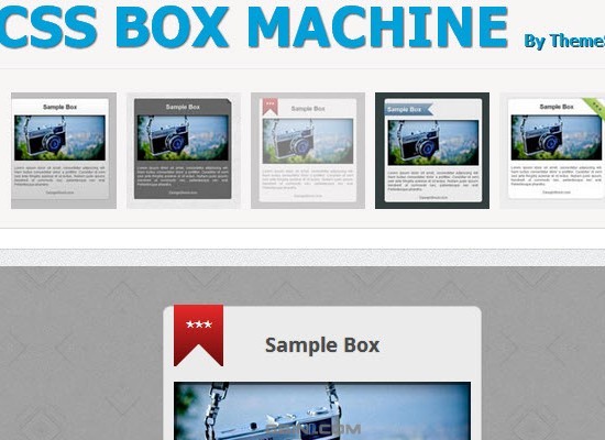 CSS Box Machine