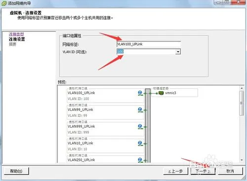 如何设置vmware esxi的网卡