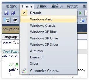 Visual Studio Color Theme Editor