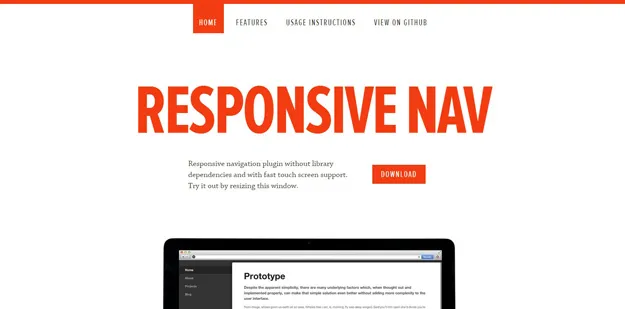 responsive nav