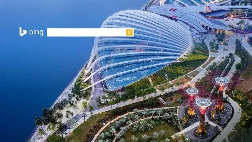 新加坡滨海湾花园和园中的超级树