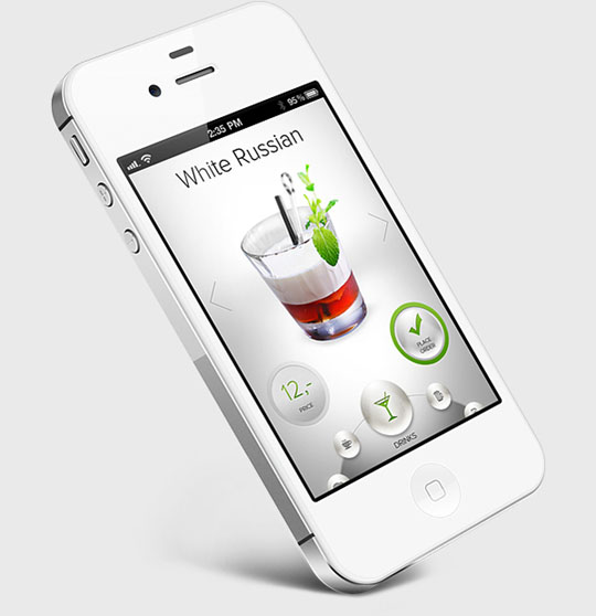iphone app user interface